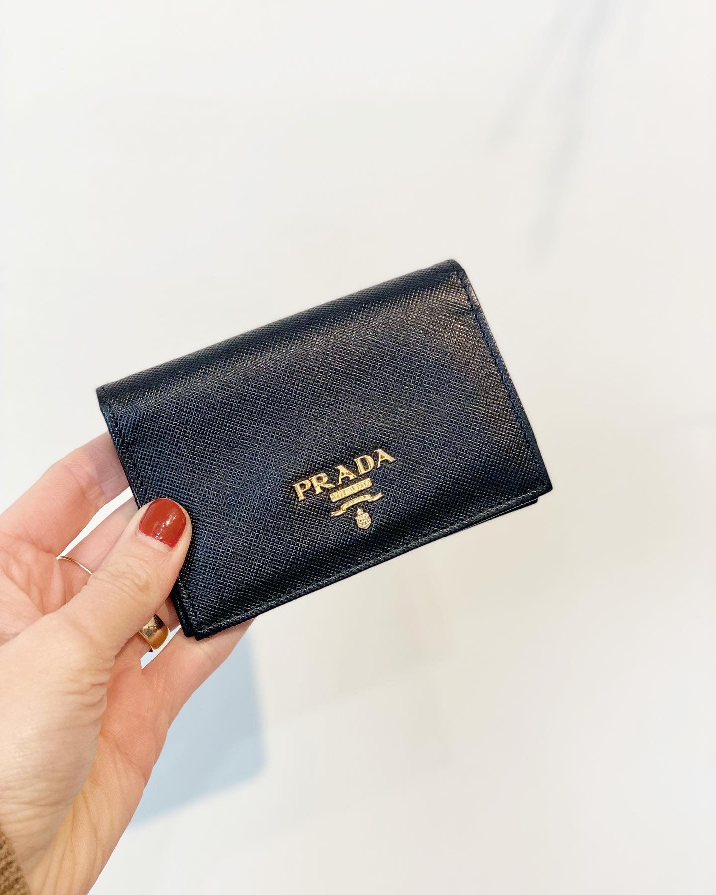 Black Prada Wallet
