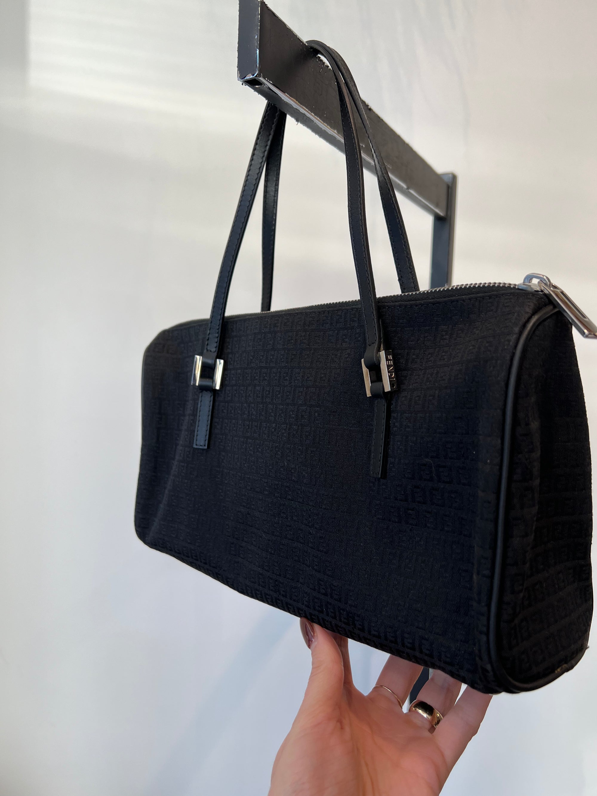 Fendi Black Monogram Shoulder Bag