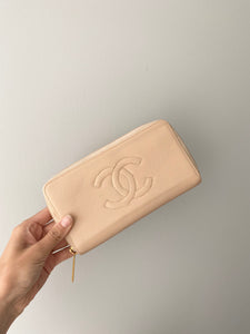 Chanel Timeless CC Zip Around Wallet - The Recollective